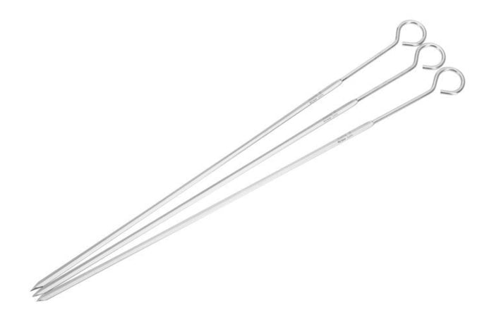 Set 3 pics à brochettes Westmark en acier inoxydable - 37 cm
