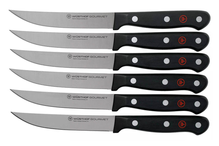 Set 6 couteaux à steak Wüsthof Gourmet 12cm