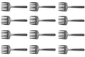 Set de 12 fourchettes râteau Culter Kodai 11,3cm - Vintage Grey
