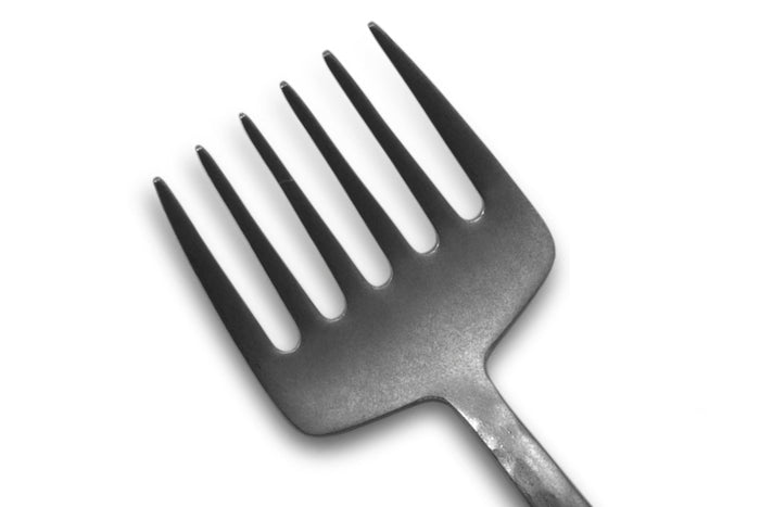 Set de 12 fourchettes râteau Culter Kodai 11,3cm - Vintage Grey