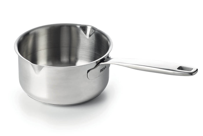 Set de 3 casseroles Beka Maestro 16-18-20cm en acier inoxydable 18/10 avec 2 becs verseurs