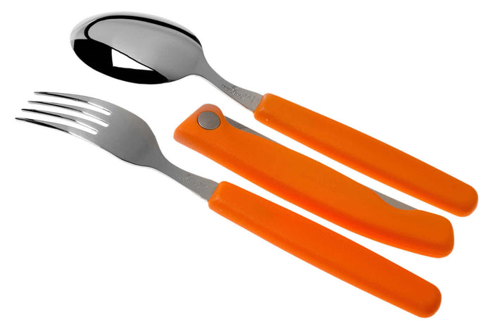 Set de 3 couverts Victorinox Swiss Classic pliant - Orange