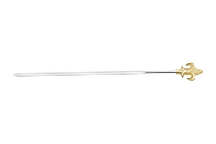 Set de 3 pics à brochettes "Lilie" Westmark en acier inox avec décors - 24.5 cm