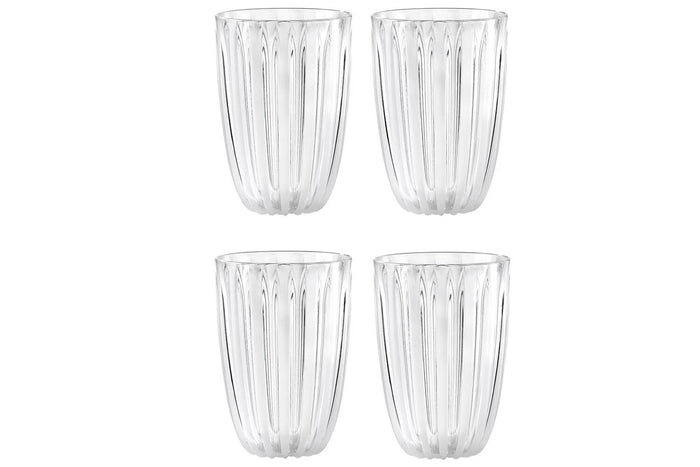 Set de 4 verres Guzzini Dolcevita en polymère biosourcé - Perle
