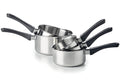 Set de 5 casseroles Beka Polo en acier inoxydable 18/10 et poignée en bakélite