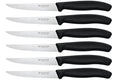 Set de 6 Couteaux steak lame 11cm Victorinox manche noir