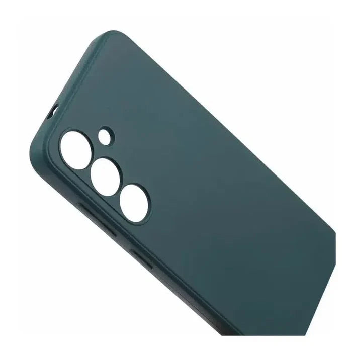 Silicone Cushion Case for Samsung Galaxy S24 Plus - Green