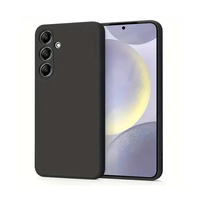 Silicone Cushion Case for Samsung Galaxy S24 Plus - Black