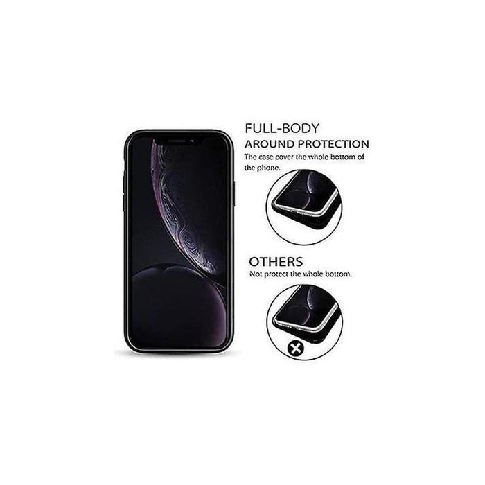Silicone TPU Card Slot Case Black - For iPhone XS Max
