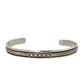 Silver and 14k cuff Bracelet by Bruce Morgan-Southwest