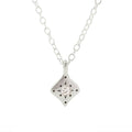 Silver Nights Diamond Charm Necklace-Adel Chefridi