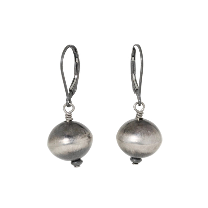 Single 12mm Navajo Pearl Earrings-Southwest