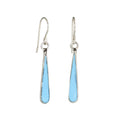 Slim Teardrop Turquoise Earrings