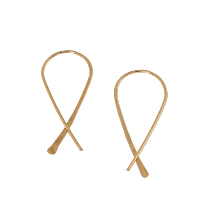 small gold filled fish earrings by glacier lily