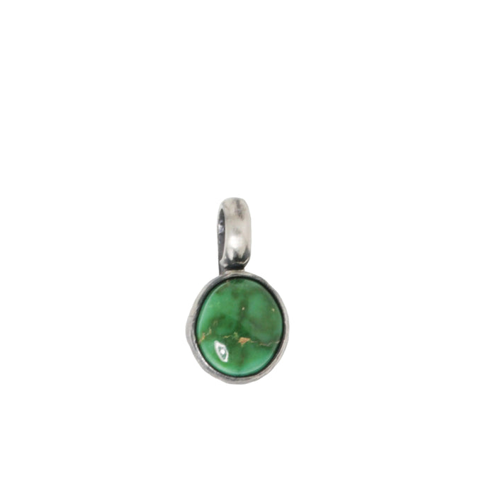 Small Green Turquoise Pendant-Southwest