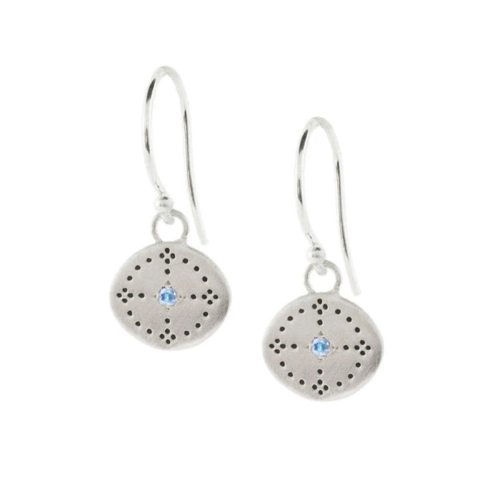Small Nostalgia Aquamarine Earrings-Adel Chefridi