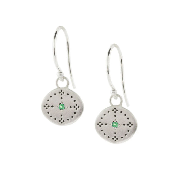 Small Nostalgia Emerald Earrings-Adel Chefridi