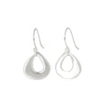 Small Open Drop Earrings-Philippa Roberts