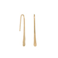 glacier lily small gold filled stick earrings