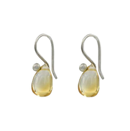 Small Stone Drop Earrings-Jane Diaz