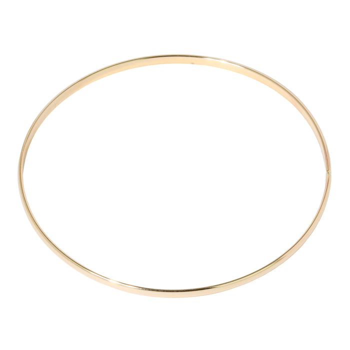 Smooth Gold-Filled Bangle-Chemistry Jewelry
