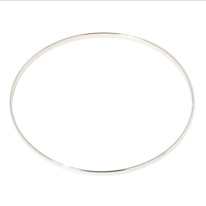 Smooth Sterling Bangle-Chemistry Jewelry