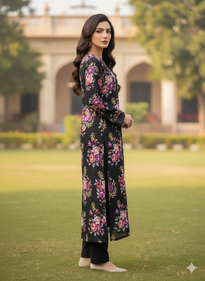 SOBIA SALMAN-SHAMOZ SILK SHIRT- 02