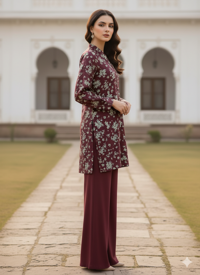 SOBIA SALMAN-SHAMOZ SILK SHIRT- 04