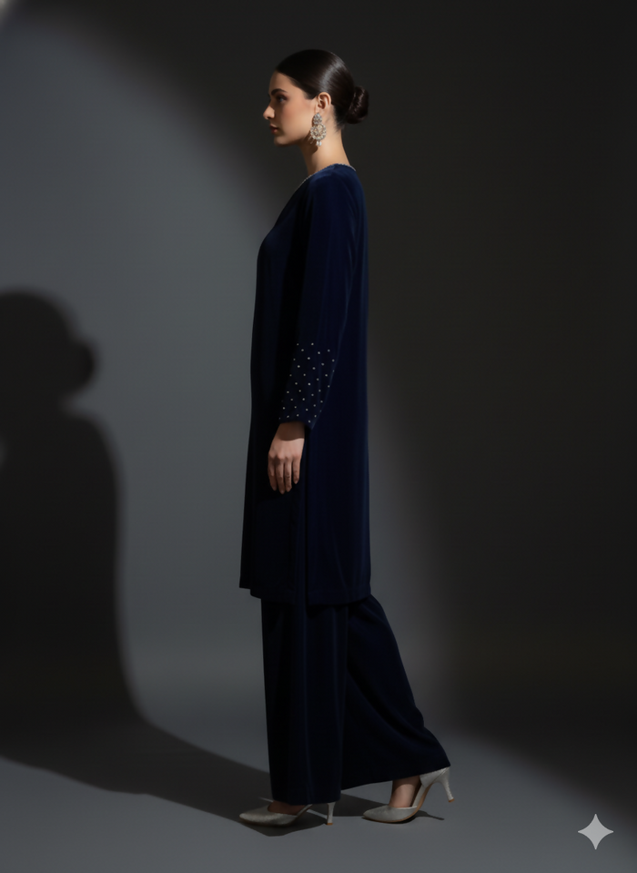 SOBIA SALMAN-VELVET BLUE-01