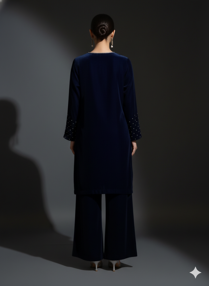 SOBIA SALMAN-VELVET BLUE-01