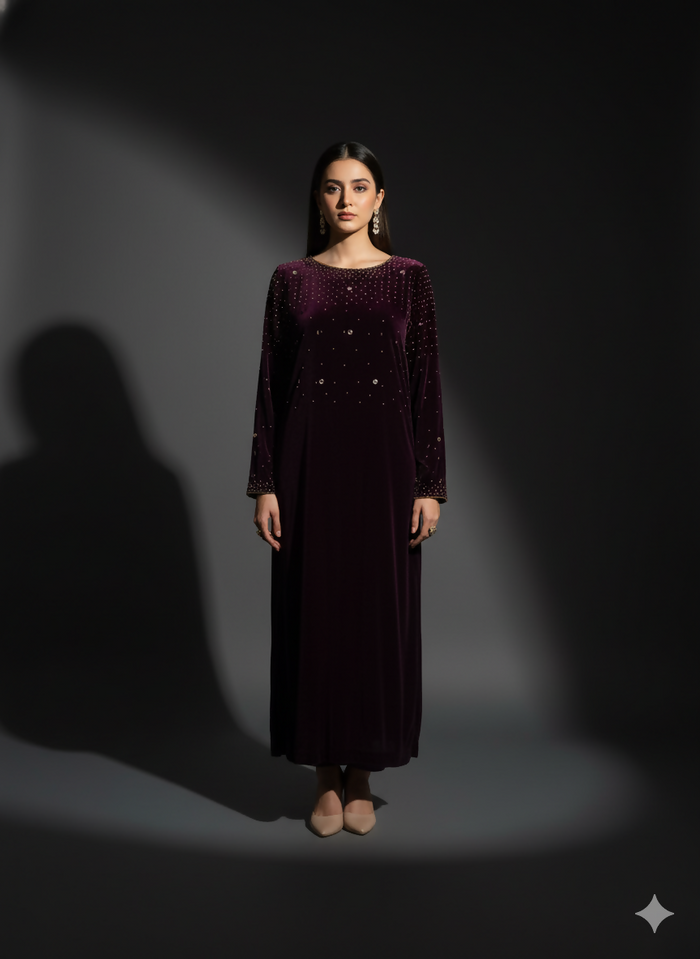SOBIA SALMAN-VELVET PLUM-01