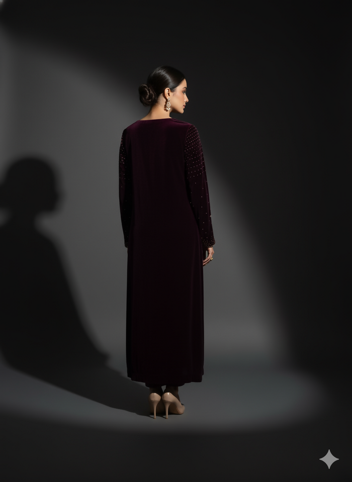 SOBIA SALMAN-VELVET PLUM-01