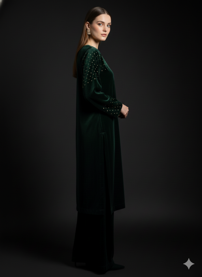 SOBIA SALMAN-VELVET V2- DGREEN-02