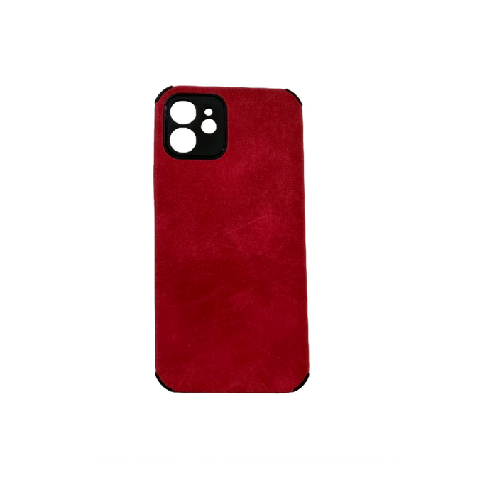 Soft TPU Suede Phone Case Cherry - For iPhone 11