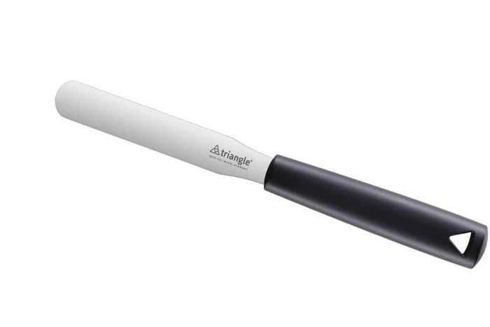 Spatule de pâtissier professionnelle Triangle manche en green grip - 12 cm