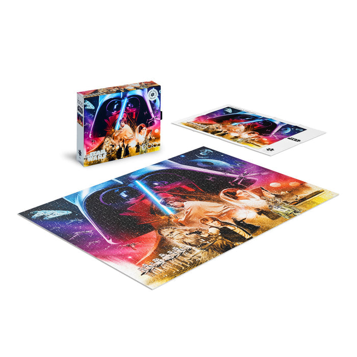 Star Wars The Rebels Journey 1000 Piece Puzzle - Silver Select: Giftable Box With Silver Foil Accents
