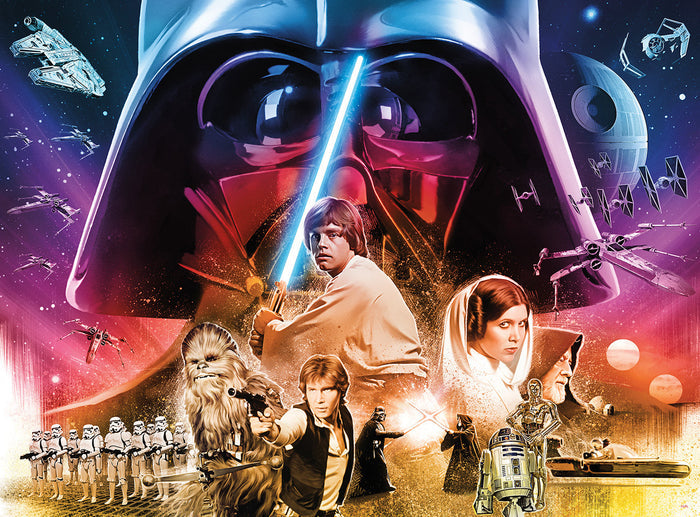 Star Wars The Rebels Journey 1000 Piece Puzzle - Silver Select: Giftable Box With Silver Foil Accents