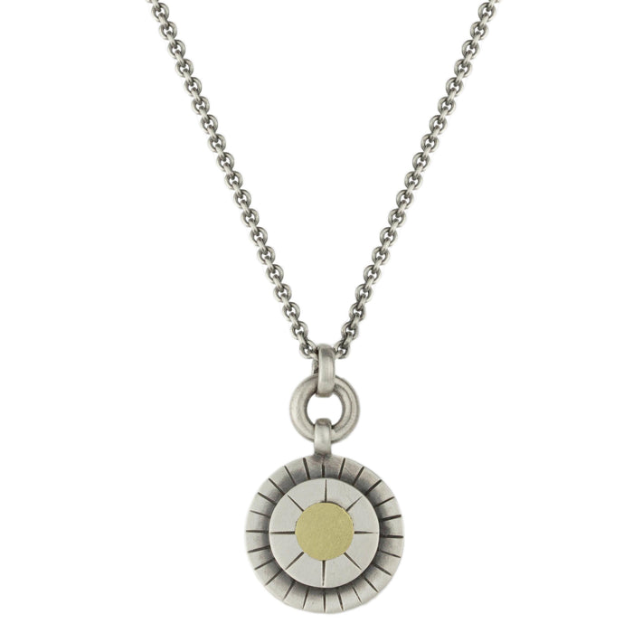Sun Disc Necklace-Jane Diaz