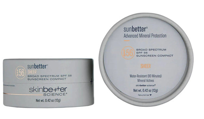 sunbetter SHEER SPF 56 Mineral Sunscreen Compact