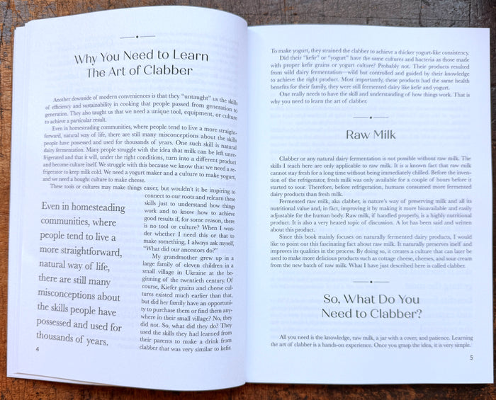 The Art of Clabber: Applying Nose to Tail Philosophy to Dairy (Katya Luniova)