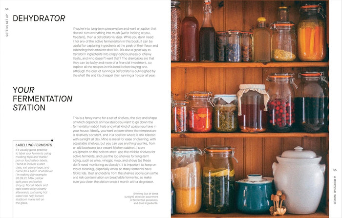 The Fermentation Kitchen: Recipes and Techniques for Kimchi, Kombucha, Koji, and More (Sam Cooper)