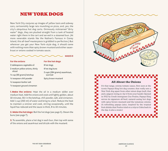 The Hot Dog Cookbook: 50 Recipes for the World's Best Food (Farideh Sadeghin)