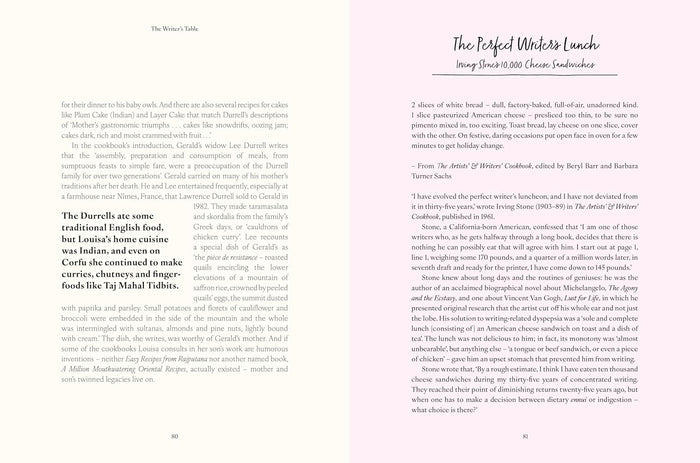 The Writer's Table: Famous authors and their favourite recipes (Valerie Stivers, Katie Tomlinson)