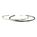 Thin Hammered T-Shirt Cuff Bracelet-Sarah McGuire