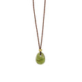 Tiny Green Tourmaline Necklace-Margaret Solow