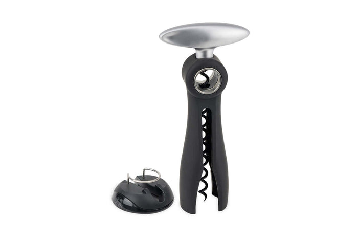 Tire bouchon à vis sans fin Peugeot Salma en métal et ABS 19cm - Noir
