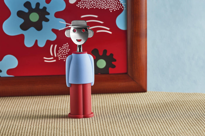 Tire bouchon Alessi Alessandro M. design par Alessandro Mendini - Bleu