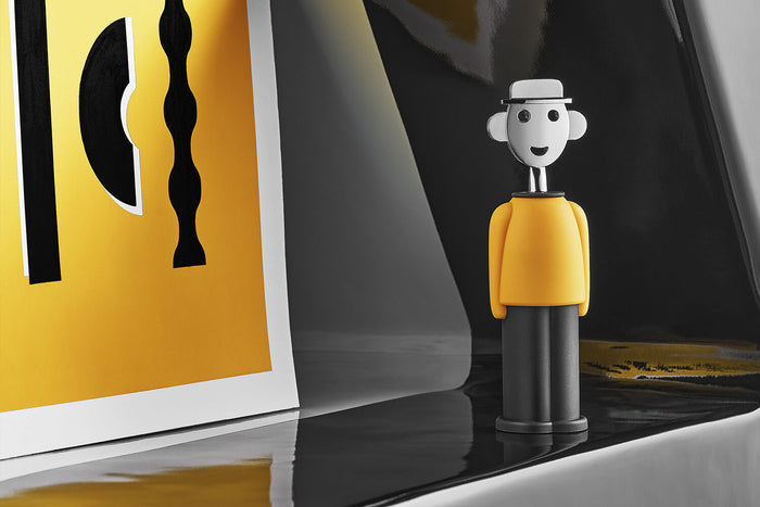 Tire bouchon Alessi Alessandro M. design par Alessandro Mendini - Jaune