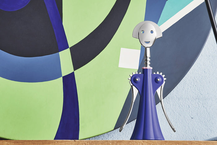 Tire bouchon Alessi Anna G. design par Alessandro Mendini - Bleu