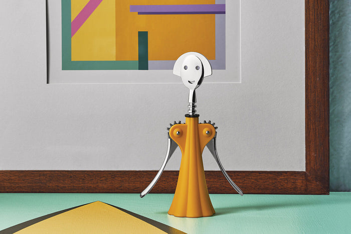 Tire bouchon Alessi Anna G. design par Alessandro Mendini - Jaune